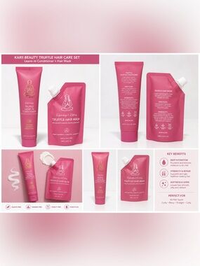 KARII Beauty Truffle Hair Care Set | Leave-In Conditioner + Hair Mask | New